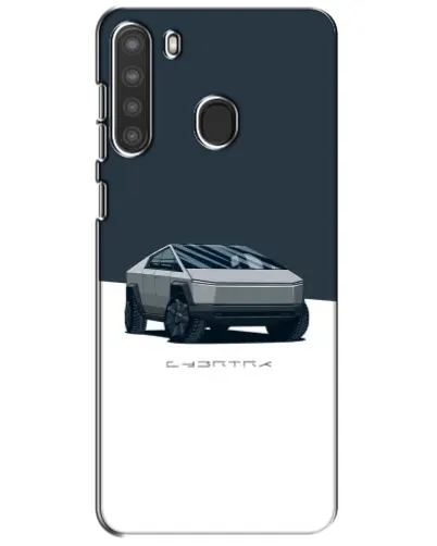 Чехол для Samsung Galaxy A21 (A215) с картинкой «Серебристый Cybertruck Tesla» Чехол для Samsung Galaxy A21 (A215) с картинкой «Серебристый Cybertruck Tesla»