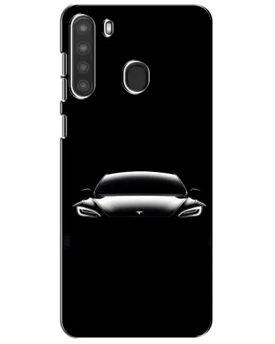 Чехол для Samsung Galaxy A21 (A215) с картинкой «Фары Tesla Night» Чехол для Samsung Galaxy A21 (A215) с картинкой «Фары Tesla Night»