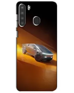 Чехол для Samsung Galaxy A21 (A215) с картинкой «Cybertruck в пустыне» Чехол для Samsung Galaxy A21 (A215) с картинкой «Cybertruck в пустыне»