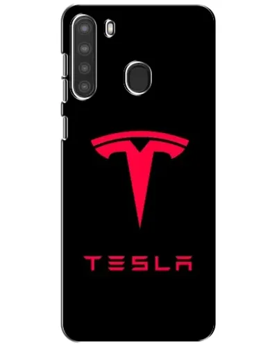Чехол для Samsung Galaxy A21 (A215) с картинкой «Tesla Red Logo» Чехол для Samsung Galaxy A21 (A215) с картинкой «Tesla Red Logo»