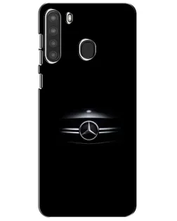 Чехол для Samsung Galaxy A21 (A215) с картинкой «Mercedes — абстрактные линии» Чехол для Samsung Galaxy A21 (A215) с картинкой «Mercedes — абстрактные линии»