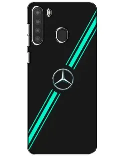 Чехол для Samsung Galaxy A21 (A215) с картинкой «Спортивные линии Mercedes» Чехол для Samsung Galaxy A21 (A215) с картинкой «Спортивные линии Mercedes»