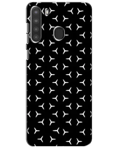 Чехол для Samsung Galaxy A21 (A215) с картинкой «Mercedes паттерн звезд» Чехол для Samsung Galaxy A21 (A215) с картинкой «Mercedes паттерн звезд»