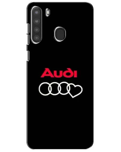 Чехол для Samsung Galaxy A21 (A215) с картинкой «Логотип Audi Heart»