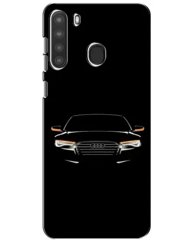 Чехол для Samsung Galaxy A21 (A215) с картинкой «Audi — ночной контур»