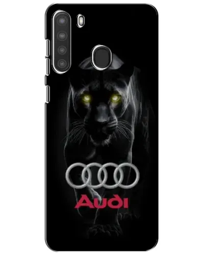 Чехол для Samsung Galaxy A21 (A215) с картинкой «Пантера и Audi»