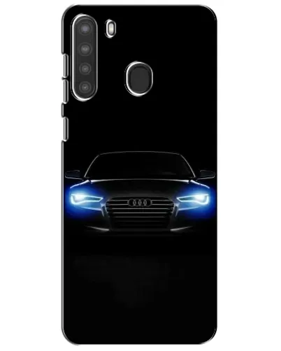 Чехол для Samsung Galaxy A21 (A215) с картинкой «Audi в неоне»