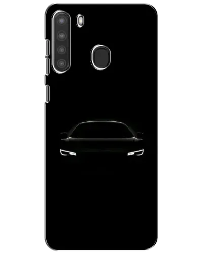 Чехол для Samsung Galaxy A21 (A215) с картинкой «Взгляд Audi в темноте»