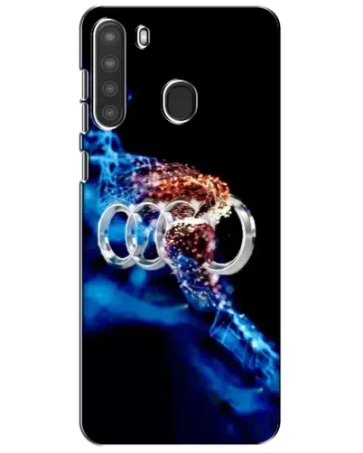 Чехол для Samsung Galaxy A21 (A215) с картинкой «Энергия лого Audi»