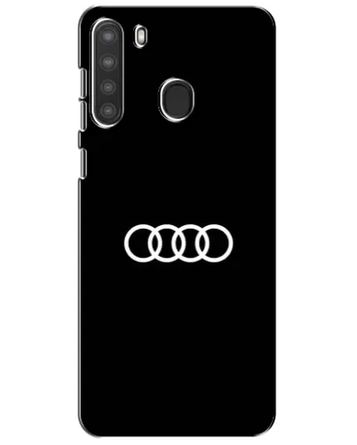 Чехол для Samsung Galaxy A21 (A215) с картинкой «Audi White Logo»