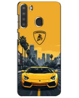 Чохол для Samsung Galaxy A21 (A215) з картинкою «Жовтий Lamborghini місто» Чохол для Samsung Galaxy A21 (A215) з картинкою «Жовтий Lamborghini місто»