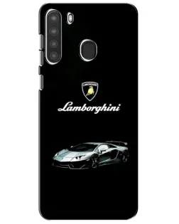 Чохол для Samsung Galaxy A21 (A215) з картинкою «Логотип Lamborghini класика» Чохол для Samsung Galaxy A21 (A215) з картинкою «Логотип Lamborghini класика»