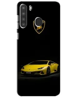 Чохол для Samsung Galaxy A21 (A215) з картинкою «Lamborghini жовтий акцент» Чохол для Samsung Galaxy A21 (A215) з картинкою «Lamborghini жовтий акцент»