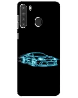 Чохол для Samsung Galaxy A21 (A215) з картинкою «Неоновий контур Lamborghini» Чохол для Samsung Galaxy A21 (A215) з картинкою «Неоновий контур Lamborghini»