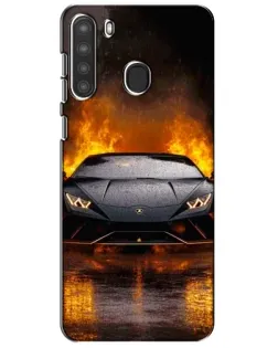 Чохол для Samsung Galaxy A21 (A215) з картинкою «Lamborghini у вогні» Чохол для Samsung Galaxy A21 (A215) з картинкою «Lamborghini у вогні»