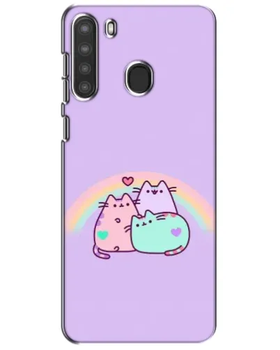 Чехол для Samsung Galaxy A21 (A215) с картинкой «Радужные Пушины»