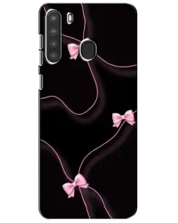 Чехол для Samsung Galaxy A21 (A215) с картинкой «Розовые ленты» Чехол для Samsung Galaxy A21 (A215) с картинкой «Розовые ленты»