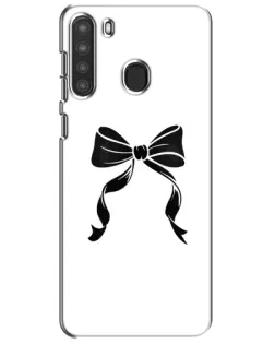 Чехол для Samsung Galaxy A21 (A215) с картинкой «Классический бант» Чехол для Samsung Galaxy A21 (A215) с картинкой «Классический бант»