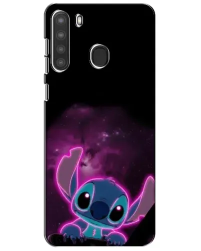 Чехол для Samsung Galaxy A21 (A215) с картинкой «Неоновый Stitch»