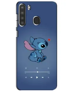 Чехол для Samsung Galaxy A21 (A215) с картинкой «Музыкальный Stitch» Чехол для Samsung Galaxy A21 (A215) с картинкой «Музыкальный Stitch»