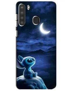 Чехол для Samsung Galaxy A21 (A215) с картинкой «Лунная ночь Стича» Чехол для Samsung Galaxy A21 (A215) с картинкой «Лунная ночь Стича»