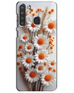 Чехол для Samsung Galaxy A21 (A215) с картинкой «Белые сухоцветы» Чехол для Samsung Galaxy A21 (A215) с картинкой «Белые сухоцветы»