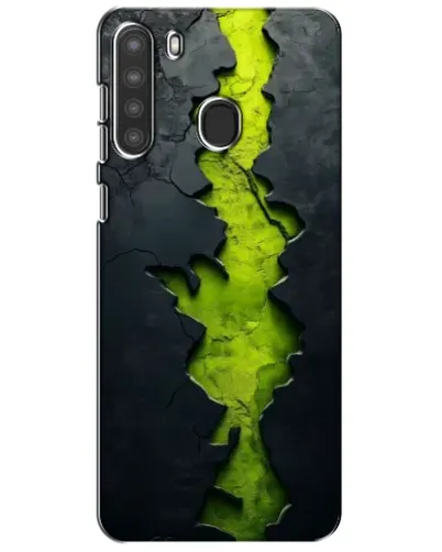Чехол для Samsung Galaxy A21 (A215) с картинкой «Салатовый разлом скалы» Чехол для Samsung Galaxy A21 (A215) с картинкой «Салатовый разлом скалы»