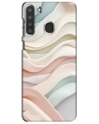 Чехол для Samsung Galaxy A21 (A215) с картинкой «Пастельные нежные волны» Чехол для Samsung Galaxy A21 (A215) с картинкой «Пастельные нежные волны»