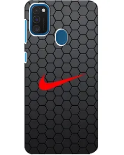 Чехол для Samsung Galaxy A21s с картинкой «Nike — карбоновая сетка» Чехол для Samsung Galaxy A21s с картинкой «Nike — карбоновая сетка»
