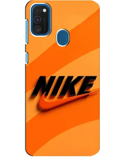 Чехол для Samsung Galaxy A21s с картинкой «Оранжевый драйв Nike» Чехол для Samsung Galaxy A21s с картинкой «Оранжевый драйв Nike»