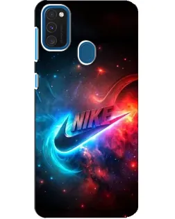 Чехол для Samsung Galaxy A21s с картинкой «Огненный логотип Nike» Чехол для Samsung Galaxy A21s с картинкой «Огненный логотип Nike»