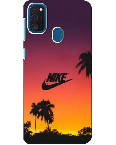 Чехол для Samsung Galaxy A21s с картинкой «Nike на закате солнца» Чехол для Samsung Galaxy A21s с картинкой «Nike на закате солнца»