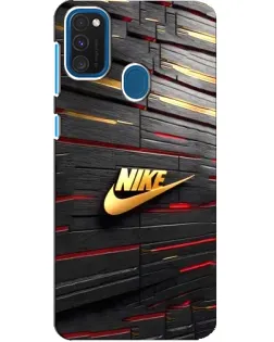 Чехол для Samsung Galaxy A21s с картинкой «Золотой Nike на металле» Чехол для Samsung Galaxy A21s с картинкой «Золотой Nike на металле»