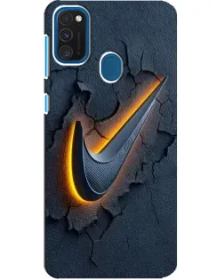 Чехол для Samsung Galaxy A21s с картинкой «Объемный логотип Найк» Чехол для Samsung Galaxy A21s с картинкой «Объемный логотип Найк»