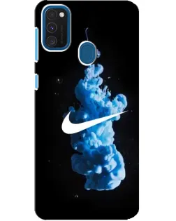 Чехол для Samsung Galaxy A21s с картинкой «Nike и синий дым» Чехол для Samsung Galaxy A21s с картинкой «Nike и синий дым»