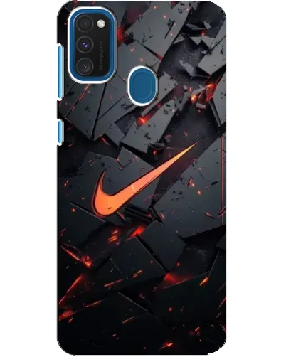 Чехол для Samsung Galaxy A21s с картинкой «Nike — эффект разломов» Чехол для Samsung Galaxy A21s с картинкой «Nike — эффект разломов»