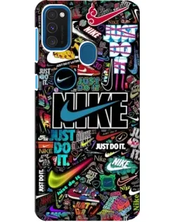 Чехол для Samsung Galaxy A21s с картинкой «Яркий коллаж Nike» Чехол для Samsung Galaxy A21s с картинкой «Яркий коллаж Nike»