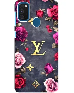 Чехол для Samsung Galaxy A21s с картинкой «Цветочный Louis Vuitton»