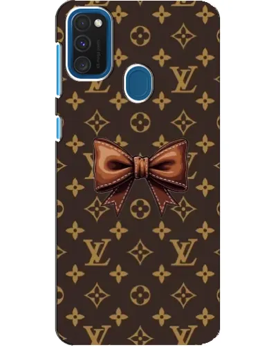 Чехол для Samsung Galaxy A21s с картинкой «LV с бантом»