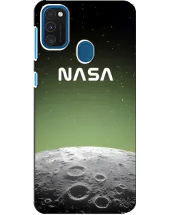 Чехол для Samsung Galaxy A21s с картинкой «NASA — лунный градиент» Чехол для Samsung Galaxy A21s с картинкой «NASA — лунный градиент»