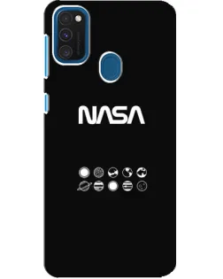 Чехол для Samsung Galaxy A21s с картинкой «NASA — технический принт» Чехол для Samsung Galaxy A21s с картинкой «NASA — технический принт»