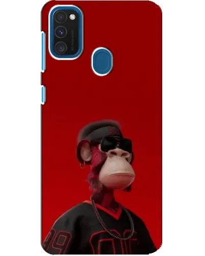 Чехол для Samsung Galaxy A21s с картинкой «Bored Ape в красном» Чехол для Samsung Galaxy A21s с картинкой «Bored Ape в красном»