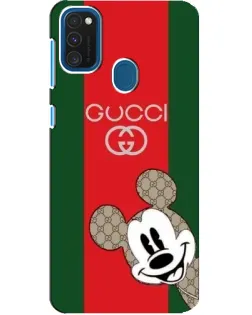 Чехол для Samsung Galaxy A21s с картинкой «Gucci — полосы и Микки» Чехол для Samsung Galaxy A21s с картинкой «Gucci — полосы и Микки»