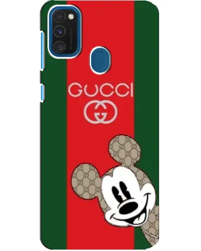 Чехол для Samsung Galaxy A21s с картинкой «Gucci — полосы и Микки» Чехол для Samsung Galaxy A21s с картинкой «Gucci — полосы и Микки»