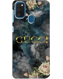 Чехол для Samsung Galaxy A21s с картинкой «Абстрактные цветы Gucci» Чехол для Samsung Galaxy A21s с картинкой «Абстрактные цветы Gucci»