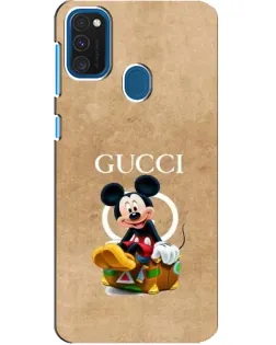 Чехол для Samsung Galaxy A21s с картинкой «Микки Маус Gucci — крафт» Чехол для Samsung Galaxy A21s с картинкой «Микки Маус Gucci — крафт»
