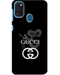 Чехол для Samsung Galaxy A21s с картинкой «Gucci — серебряная змея» Чехол для Samsung Galaxy A21s с картинкой «Gucci — серебряная змея»