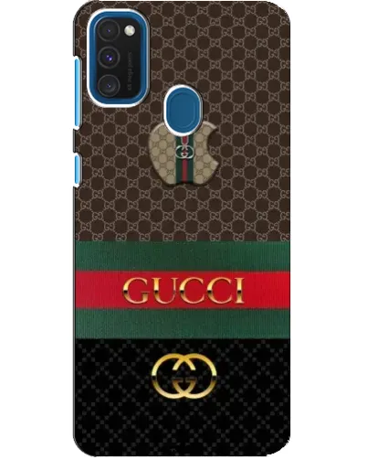 Чехол для Samsung Galaxy A21s с картинкой «Gucci — брендированный десерт» Чехол для Samsung Galaxy A21s с картинкой «Gucci — брендированный десерт»