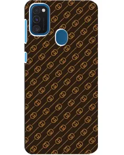 Чехол для Samsung Galaxy A21s с картинкой «Gucci — золотые диагонали» Чехол для Samsung Galaxy A21s с картинкой «Gucci — золотые диагонали»