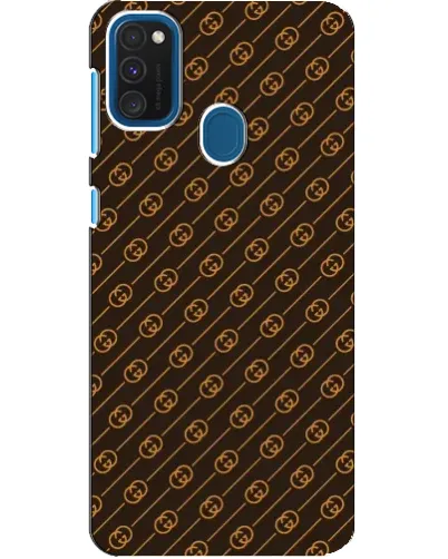 Чехол для Samsung Galaxy A21s с картинкой «Gucci — золотые диагонали» Чехол для Samsung Galaxy A21s с картинкой «Gucci — золотые диагонали»